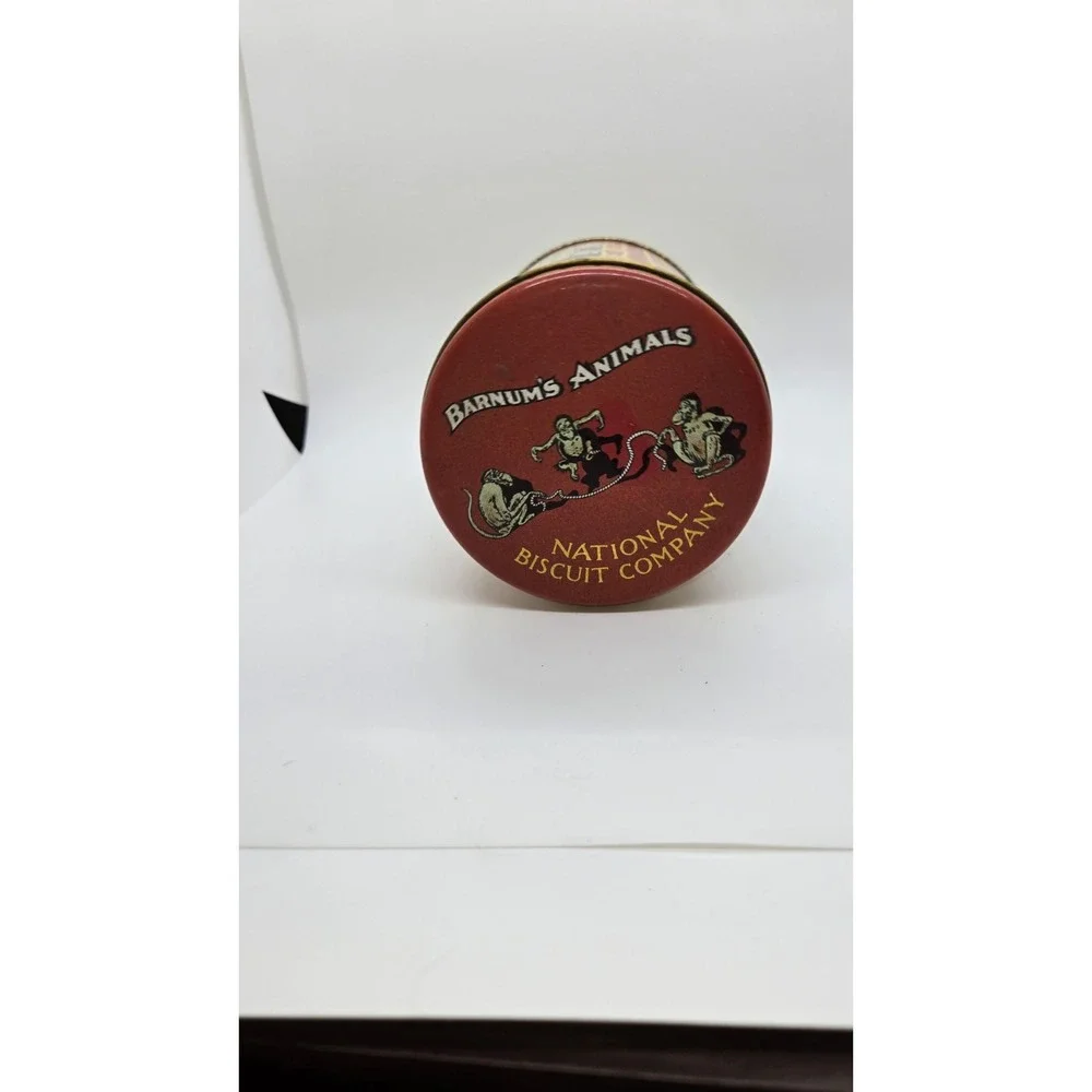 Barnum's‎ Animals 1914 Repro Tin 1979 Nabisco National Biscuit Co 8 oz